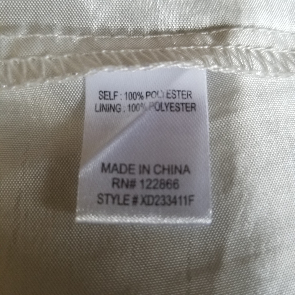 Lilt Girl's White Sleeveless Dotted Swiss Dress 6X - Picture 6 of 7